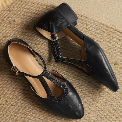 Emily | Elegant T-Strap Shoes