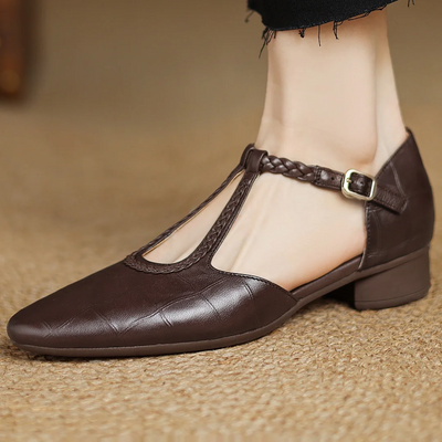 Emily | Elegant T-Strap Shoes