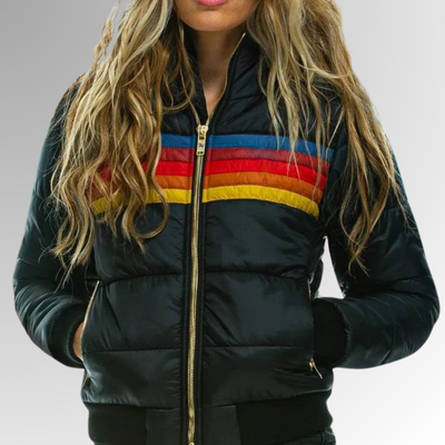 Lila | Rainbow Stripe Jacket