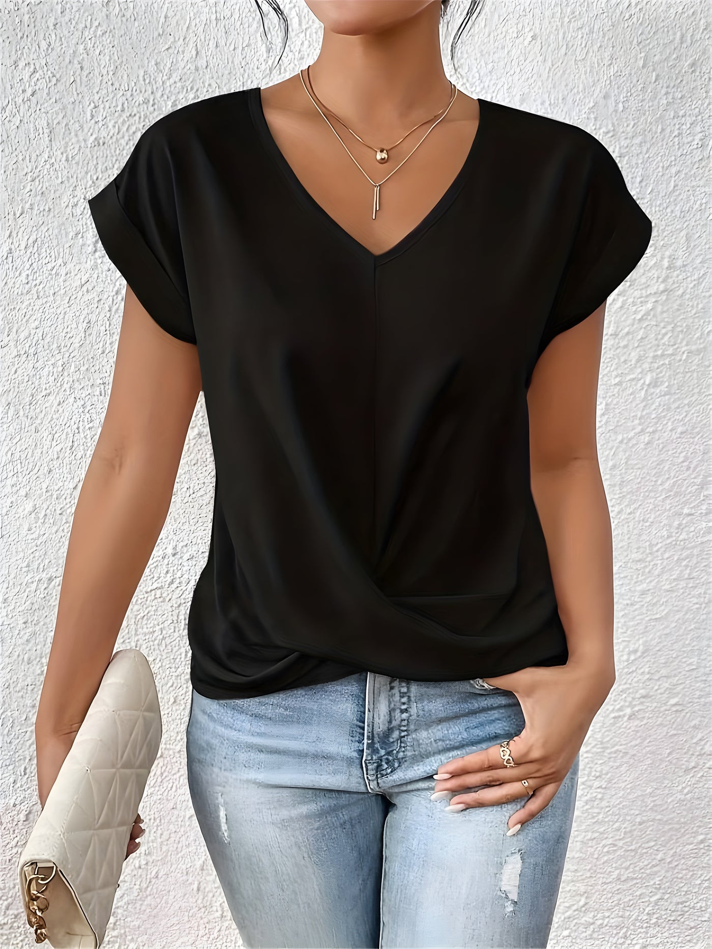 Lila | Twist Front Top
