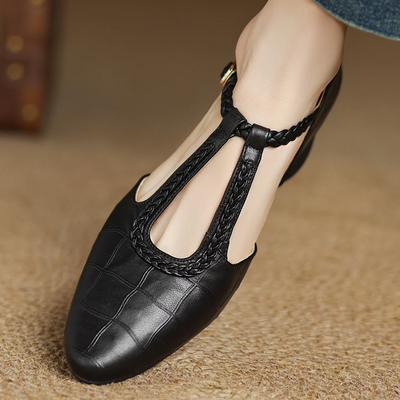 Emily | Elegant T-Strap Shoes
