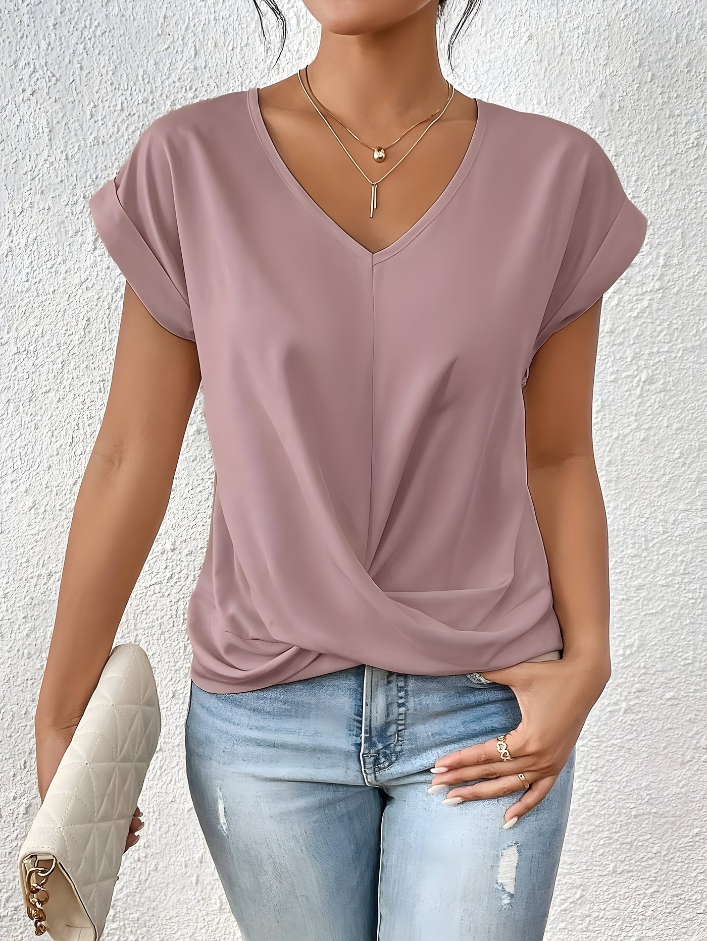 Lila | Twist Front Top