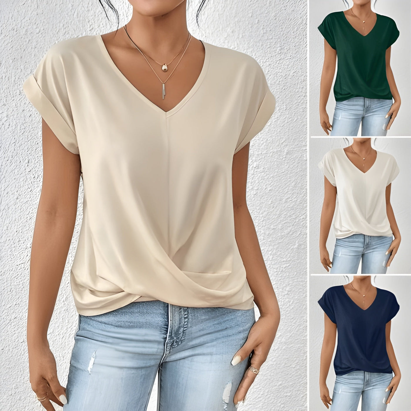 Lila | Twist Front Top