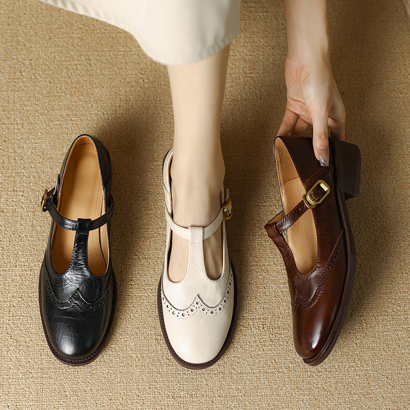 Lily | Chic T-Bar Shoes