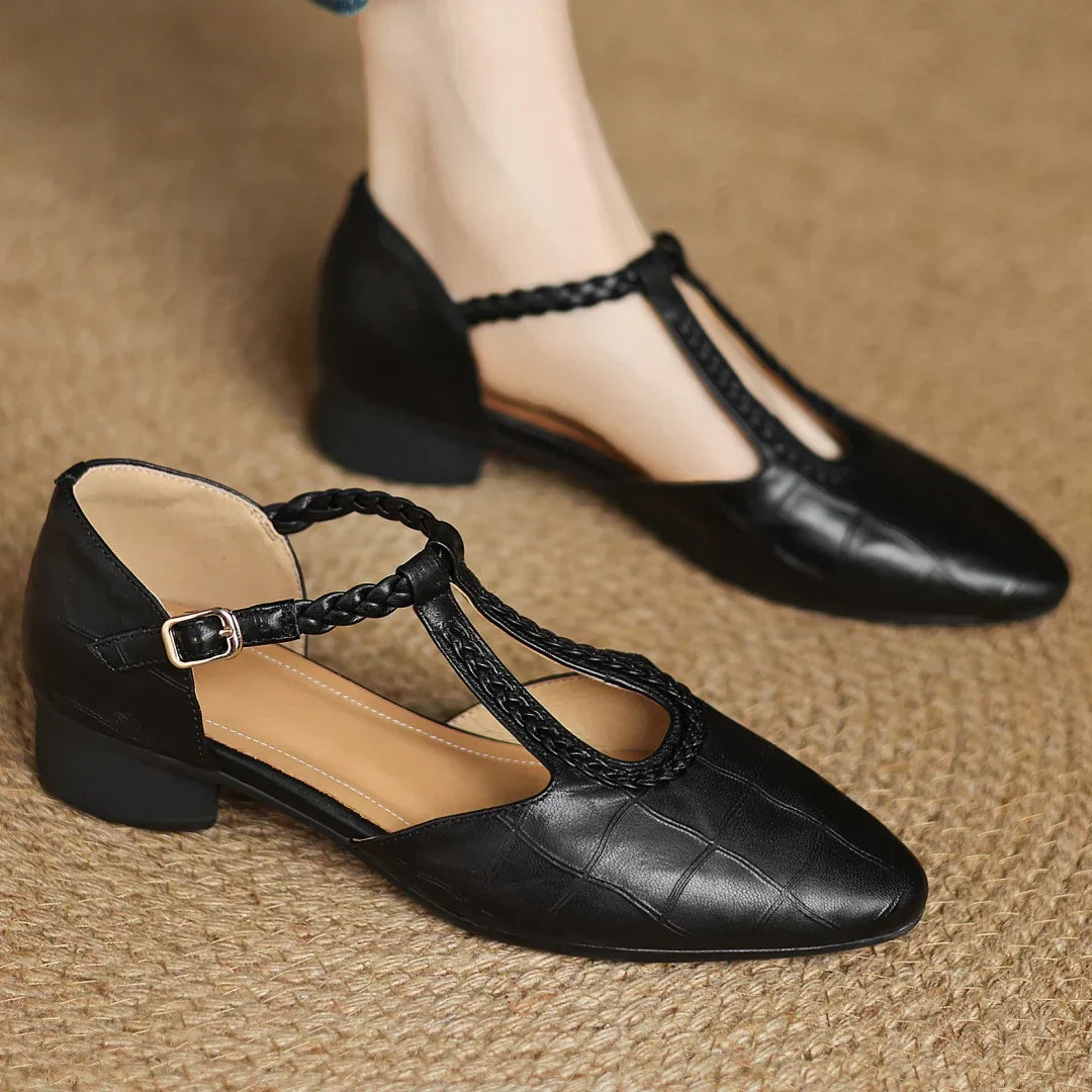 Emily | Elegant T-Strap Shoes