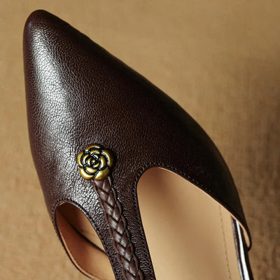 Amber | Elegant T-Strap Sandals
