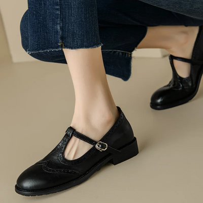 Megan | Timeless T-Strap Shoes