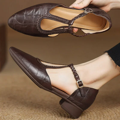 Emily | Elegant T-Strap Shoes