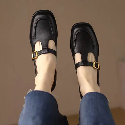 Megan | Elegant T-Strap Shoes