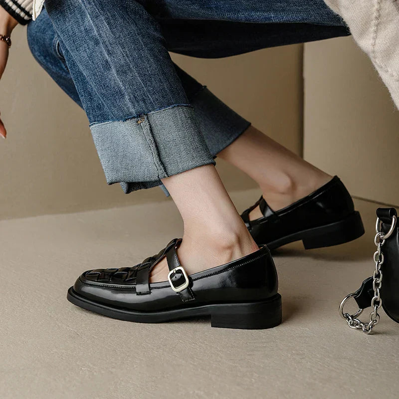 Ella | Comfortable Woven Flats