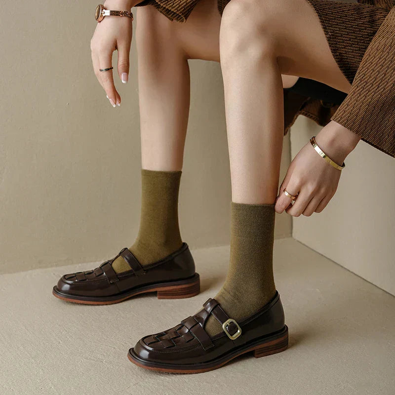 Ella | Comfortable Woven Flats