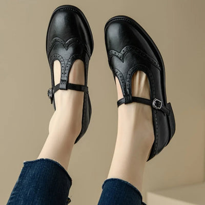 Megan | Timeless T-Strap Shoes