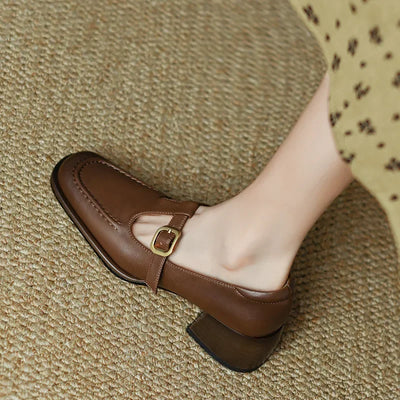 Megan | Elegant T-Strap Shoes