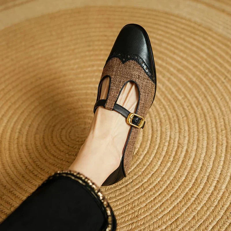 Megan | Classic T-Strap Shoes