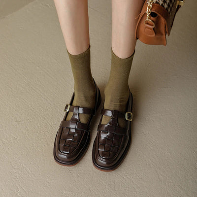 Ella | Comfortable Woven Flats