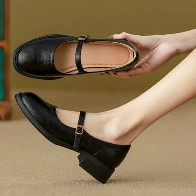 Ella | Elegant Leather Mary Janes