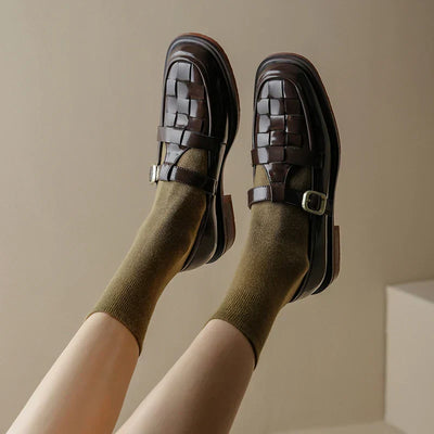 Ella | Comfortable Woven Flats