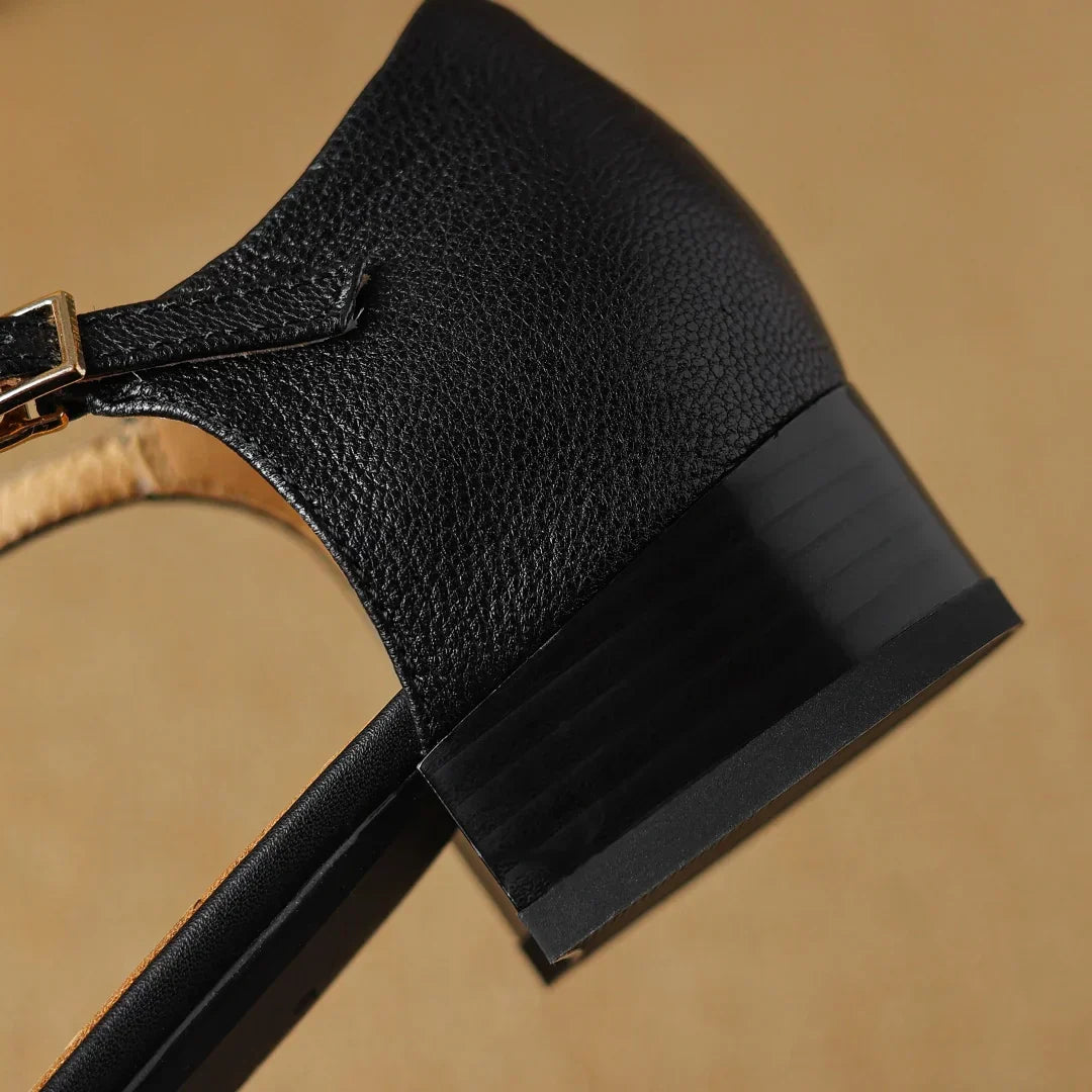 Sophie | Vintage T-Bar Flats