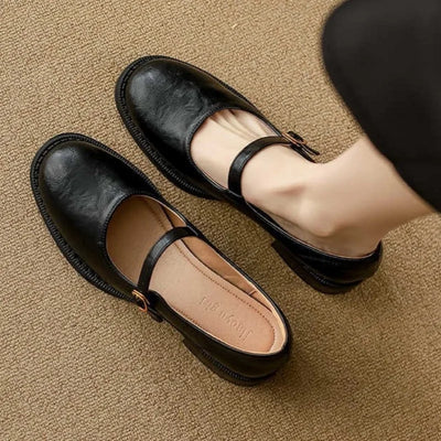 Ella | Elegant Leather Mary Janes